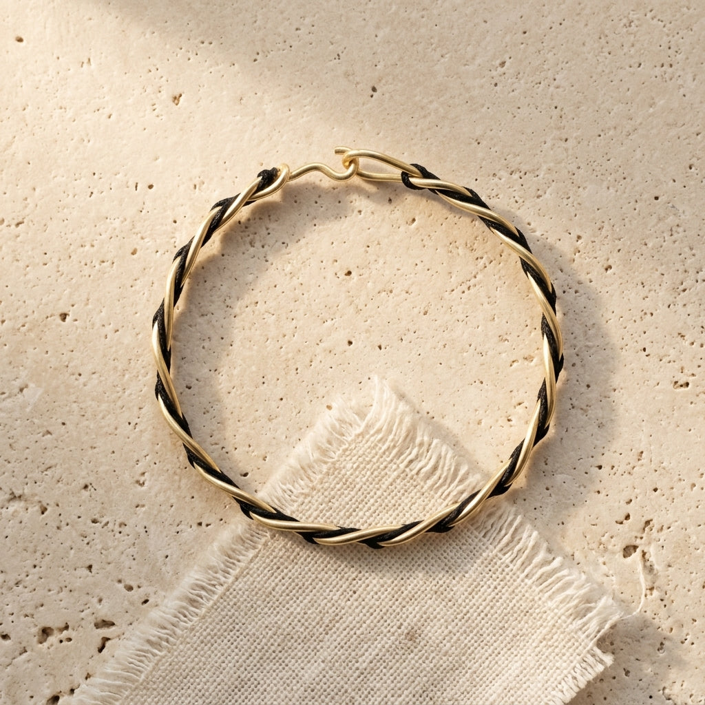 xanthos-gold-si̇yah-orgu-bilezik
